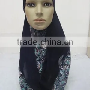 H281 New Style One Piece Hijab With Prints thumbnail-6