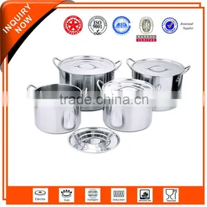 Vertical Stainless Steel Stockpot Big 4pcs thumbnail-1
