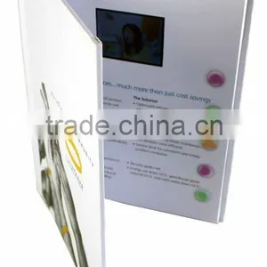 Custom LCD Video Greeting Card With USB,Video Message Card,invitation Lcd Video Greeting Card,Video Ad Cardvideo Player thumbnail-1