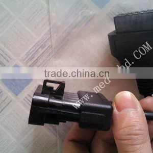 Opel 10pin Male Connector to 16 Pin OBD2 Female Connector thumbnail-1