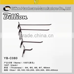 Hanging Hook Chrome Plating Display Steel Hooks Shop Fittings Slatwall thumbnail-3