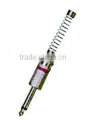 6.35MM MONO PLUG METAL WiTH SPRING thumbnail-1
