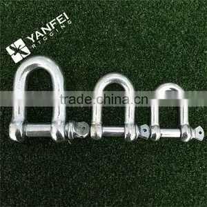 Chain D Type Shackle With Round Pin thumbnail-4