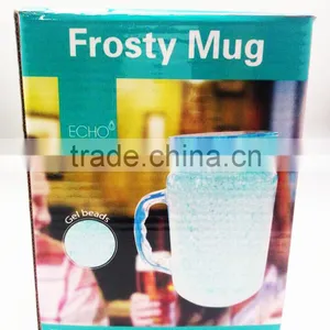 16oz as Double Wall Insulated Gel and Beads and Liquid Water Mason Jar Plastic and Freezer Mug With Straw and Handle thumbnail-6