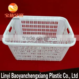 690x500x360mm Plastic Container Basket Box Crate Soft Shell Crab Farm for Transportation thumbnail-1