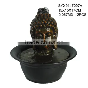 Polyresin Buddha Indoor Waterfall Buddha Head Waterfall thumbnail-1
