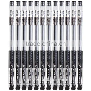 Promotional Plastic 0.5 mm Gel Pen Black Red Blue Office Stationery Pens thumbnail-1