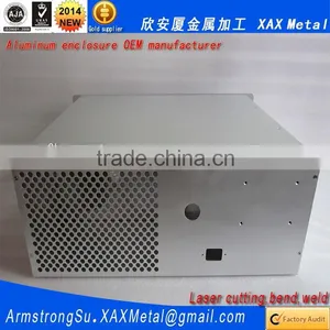 XAX39Alu OEM ODM Customized Laser Cut Bend Weld Sheet Aluminum Alloy the Rtu Wireless Data Terminal Box thumbnail-3