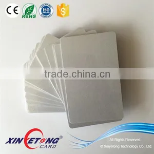 CR80 Silver Metallic Blank Plastic PVC Cards thumbnail-1