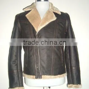 Men's pu Jacket With Fur Bonded Ling thumbnail-1