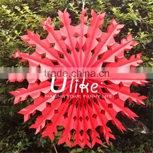 2013 New Party Tissue Honeycomb Fan Handheld Fan Paper Birthday Decoration Fan thumbnail-6
