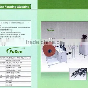 Manufacturer, Double Wire Forming Machine,resonable Price Iron Twin Loop Wire Forming Machine thumbnail-2