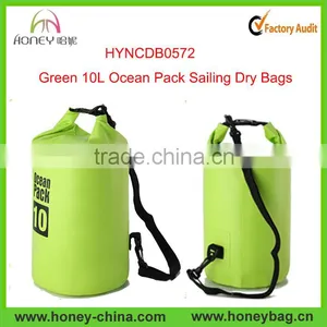 Popular Green 10L Waterproof Dry Bag Backpack Ocean Pack Sailing Dry Bag thumbnail-1