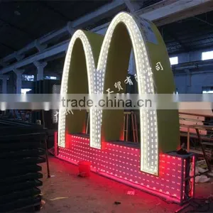 Lighting Sign-- Mcdonald's Sign With LED Lights thumbnail-2