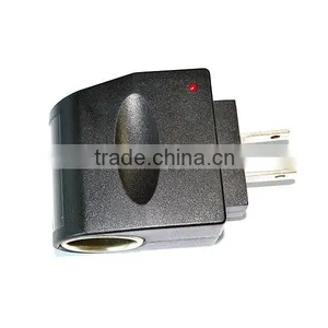 Black Color Car Cigarette Lighter Plug Adapter For US thumbnail-1