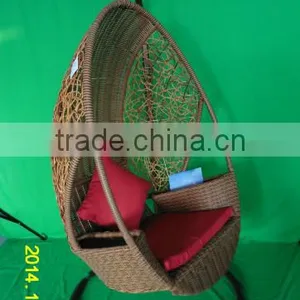 0503balcony Garden Elegant Comfortable Rattan Hanging Swing Egg Chair YPS080 thumbnail-1