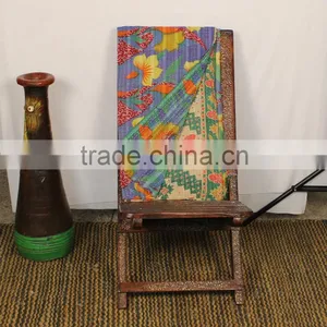 Blue Floral Vintage Kantha Quilts Saree Quilts Kantha Saree Bedspread Twin Queen King Cover Bedspread thumbnail-1