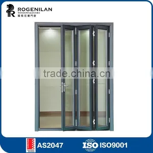 ROGENILAN 75# (AS2047) Soundproof Aluminium Commercial Accordion Folding Doors thumbnail-2