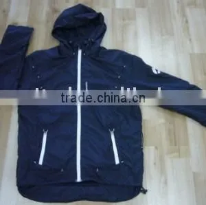 Windbreaker Jacket (100% Polyester, Transparent Coating Reverse Side, Meshing Lining) thumbnail-1