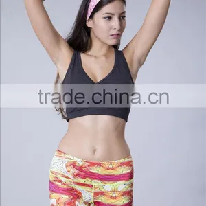 2014 High Quality Custom Design Bodybuilding Clothing Sexy Crop Tops thumbnail-3