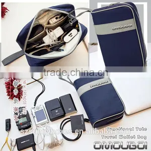 Functional Waterproof 600D Oxford Zipper Travel Wallet Bag For Mobile Phones & Digital Accessories thumbnail-1