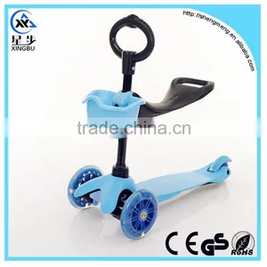 Hot Selling Low Price China Supplier Light up Children Pro Kick Scooters thumbnail-1