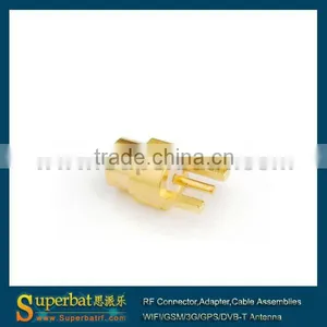 MMCX Edge PCB Mount Jack Connector Mmcx Male to Sma Female Cable thumbnail-1