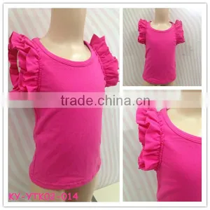 Baby Clothing Manufacturer Wholesale Blank t Shirts Ruffle Shirts Toddler thumbnail-4