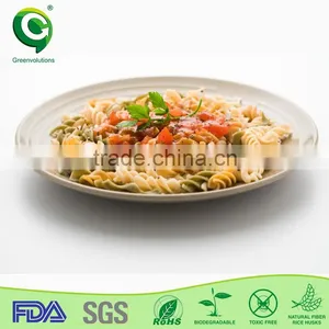 Kitchen Rice Husk Fiber Round Plate thumbnail-3