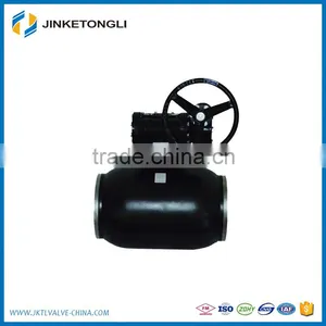 Heating System Welded Ball Valve With the Handle Gear Box thumbnail-1