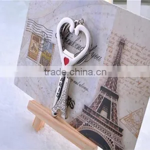 Eiffel Tower Bottle Opener Keychain Eiffel Heart Bottle Opener Keychain Novelty Items Wedding Gift thumbnail-5