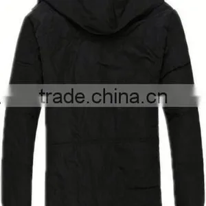 Hot Selling 2015 New Fashion Black Color Man Winter Jacket H0267 thumbnail-2