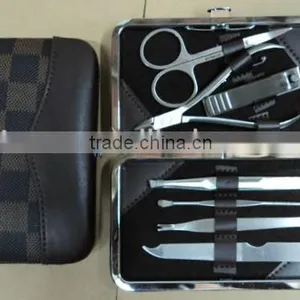 MRT-053 7pcs PU Bag Stainless Steel Nail Set Manicure Tool thumbnail-1