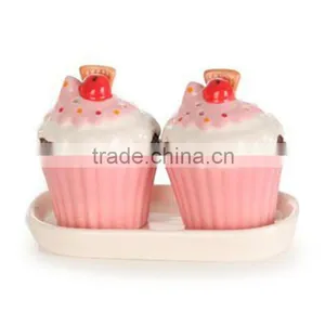 Ceramic Cupcake Salt and Pepper Shaker thumbnail-1