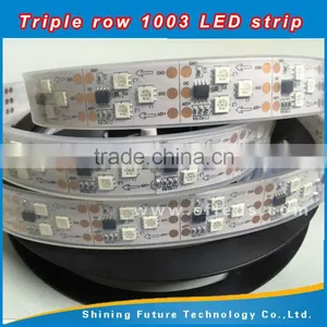 Decoration 5050 SMD 1003 ic Ouside Waterproof DC12V Addressable Triple Row Led Strip thumbnail-1