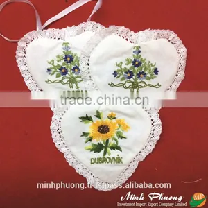 Wholesale Hand Embroidery Cloths Bag Air Fresh Flower Fragrant Bag Sets thumbnail-5