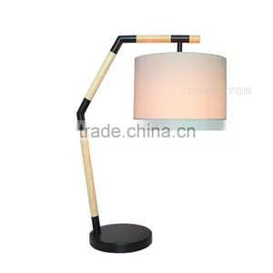 Home Creative Decor Black Fabric Wood Arm Retro Floor Lamp,Fabric Wood Arm Retro Floor Lamp,Retro Floor Lamp F3029 thumbnail-2
