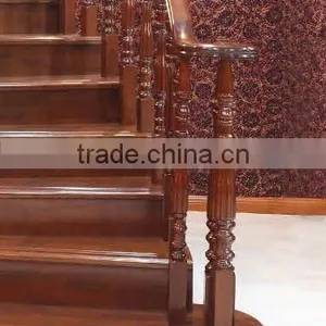 Wooden Stair Handrail and Balustrade thumbnail-1