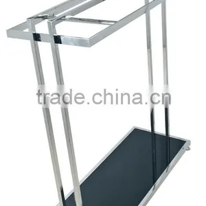Clothing Rack Free Stand Display Stainless Steel Rack thumbnail-1