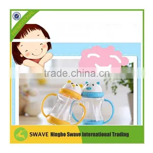 2016 Hot Sell Baby Drinking Plastic Cups 180cc Baby Bottle Straw With Handle P76750 thumbnail-2