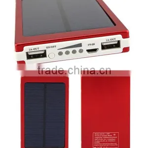10000mah Solar Charger With Doubel Output Ports and LED Indicator thumbnail-4