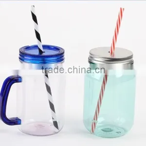 Single Wall Plestic Mason Jar thumbnail-1