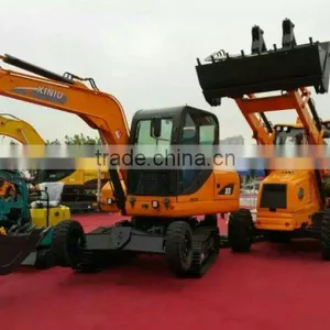 Wheel Crawler Excavator 8ton Excavator Digger for Earthmoving Contractors thumbnail-6
