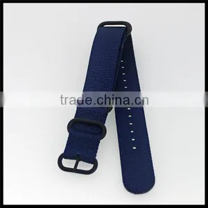 Nylon 1 Piece Woven Zulu 5 Rings Buckle Watch Strap thumbnail-3