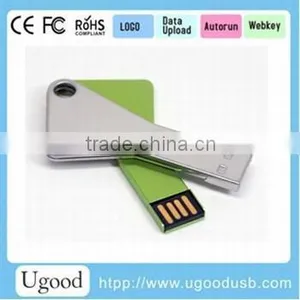 China Supplier Key Ring USB Flash Drive 16GB, 3 Years Warranty Bulk Metal USB Disk, Paypal Acceptable Mini USB Storage thumbnail-2