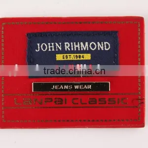 Man's Jeans pu Leather Labels ,leather Labels Made in China thumbnail-1