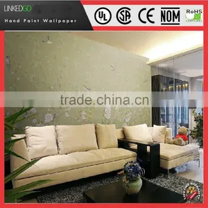 Customize Hotel/home DIY Chinese Traditional Silk Wallpaper With Small Size thumbnail-4