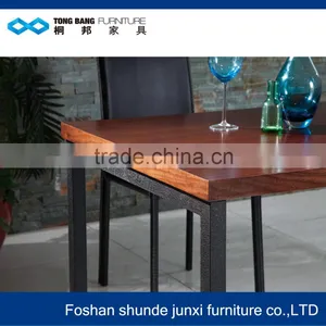 TB Scandinavian Black Walnut Wooden Dinette Table Set thumbnail-3