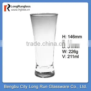 LongRun 7oz New Crystal Fashion Long Flower Vase&wholesale Cheap Decoration Glass Vase thumbnail-1