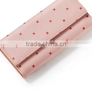 2016 Newest Zip Genuine Leather Women Wallet, Zip Clutch Wallet thumbnail-1